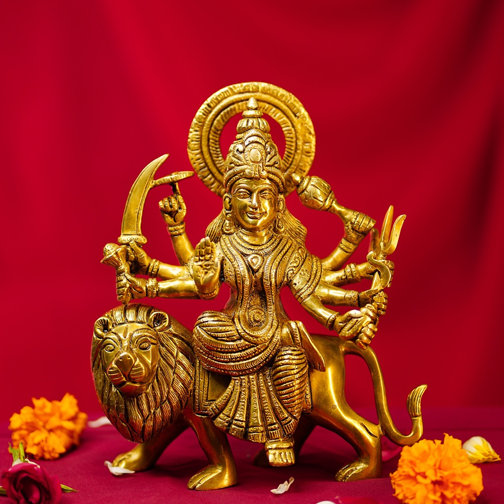 Brass Durga Devi Idol